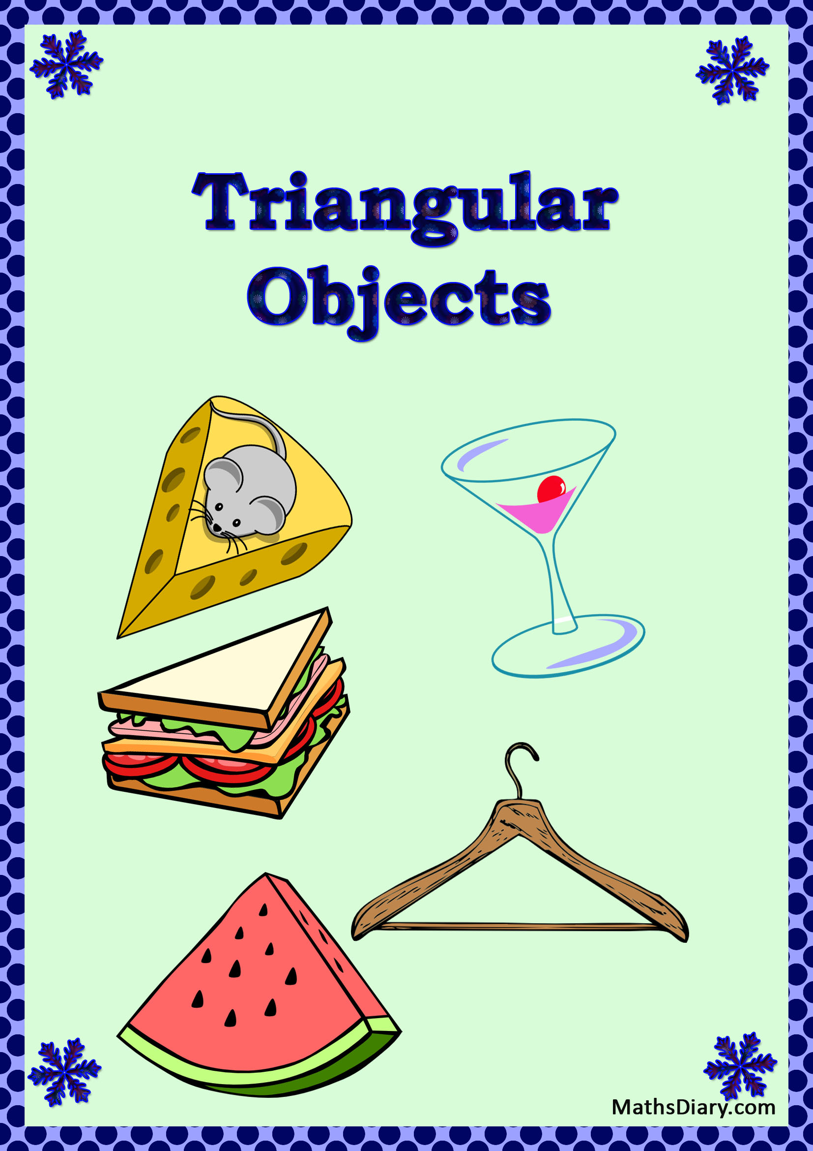 triangle objects for kids