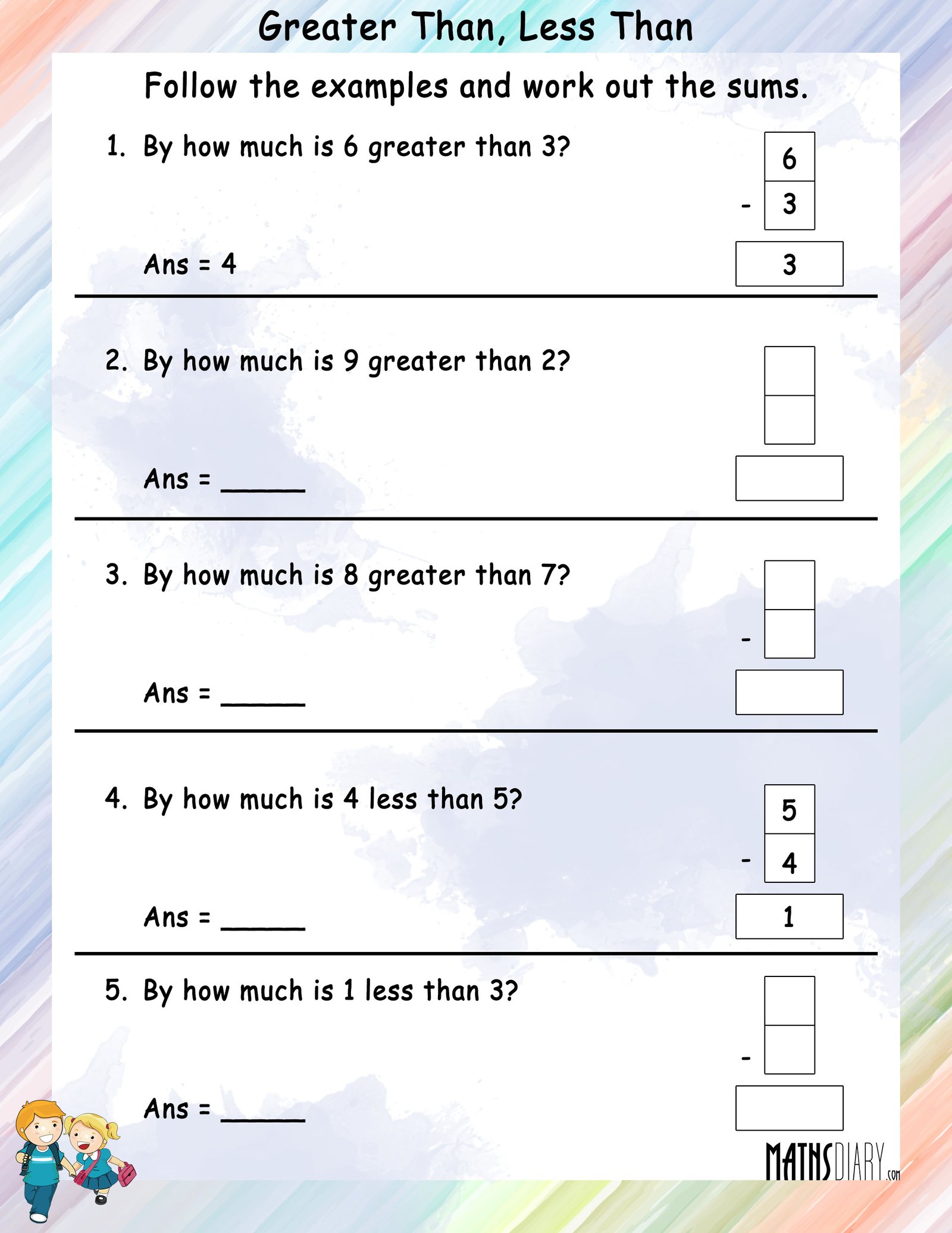 Grade 4 Maths Sums