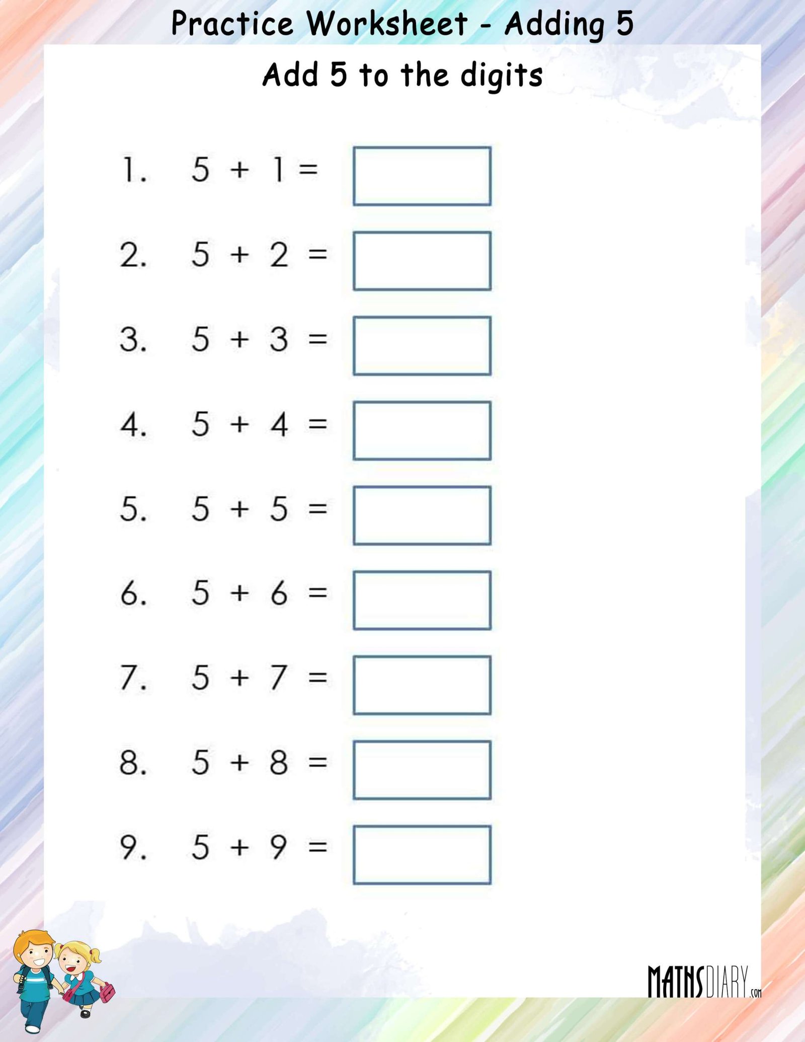 Second Grade Math Worksheets Free Printable K5 Learning Printable 