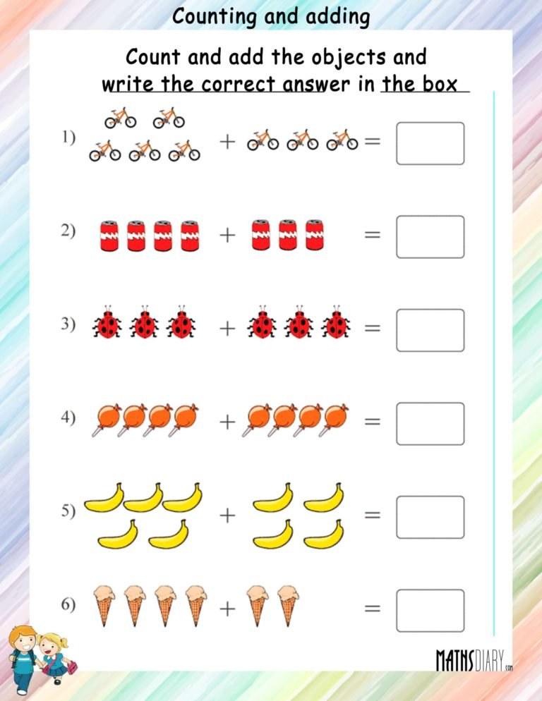 Nursery Math Worksheets - Page 2