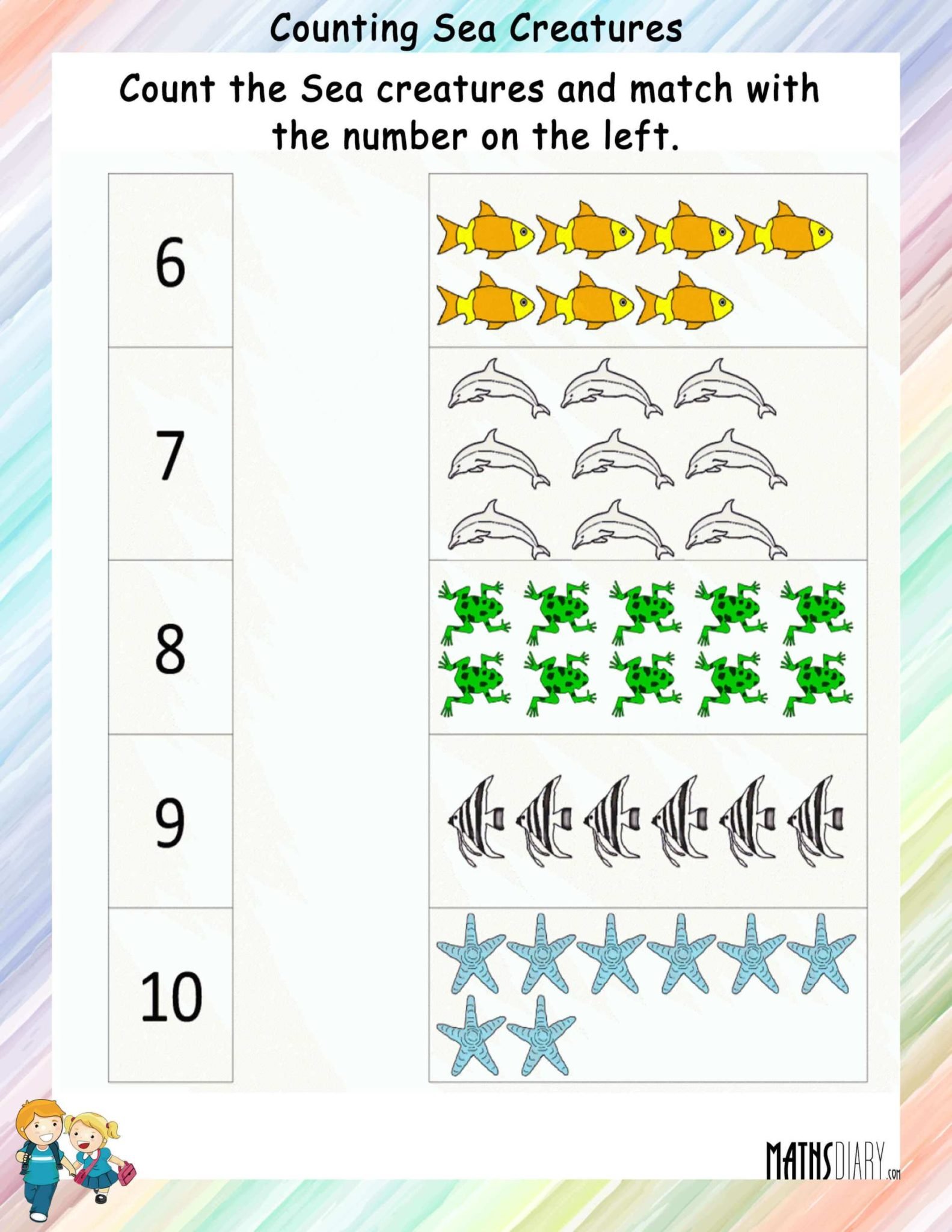 Counting – UKG Math Worksheets - Page 2