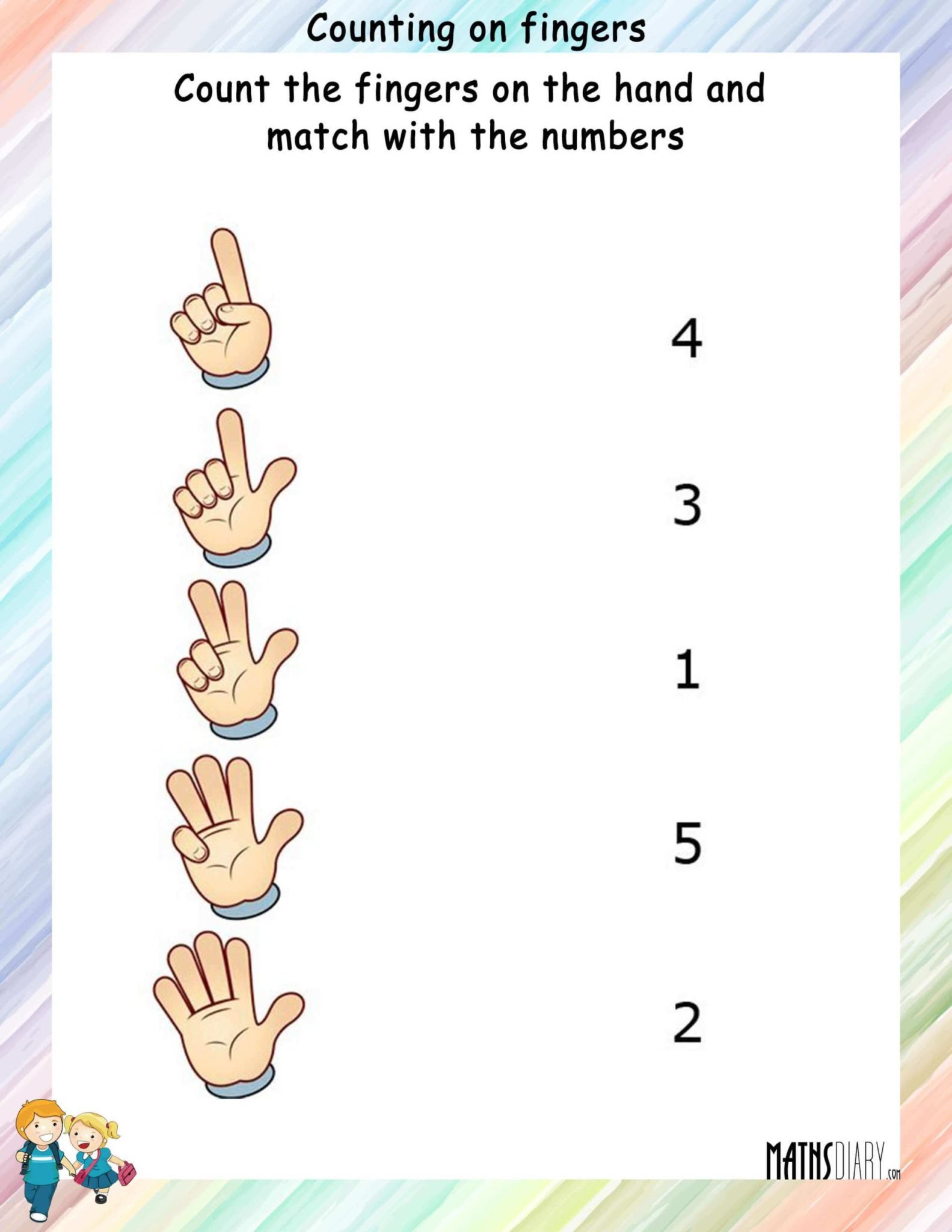 Hand Worksheet Finger Counting 1 10 Number Counting 1 - vrogue.co