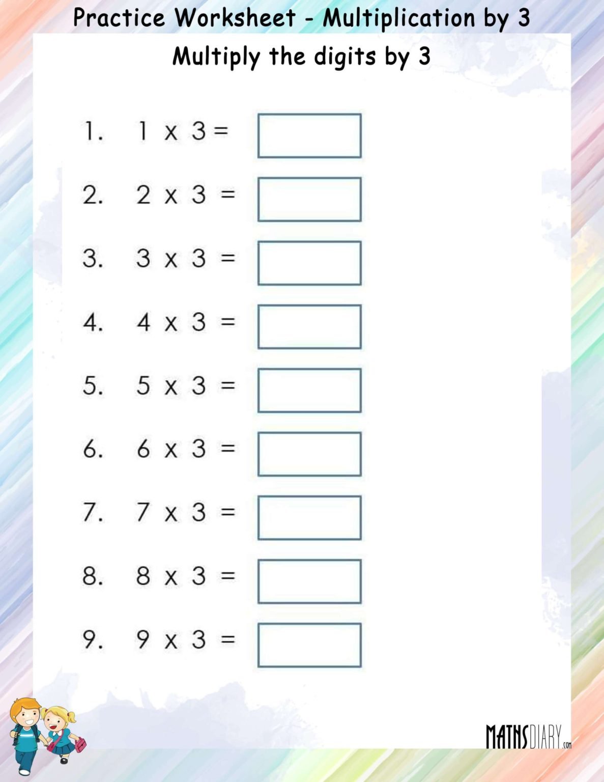 multiplication grade 2 math worksheets