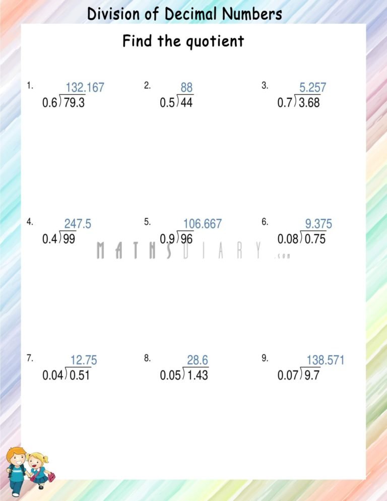 assignment find the quotient