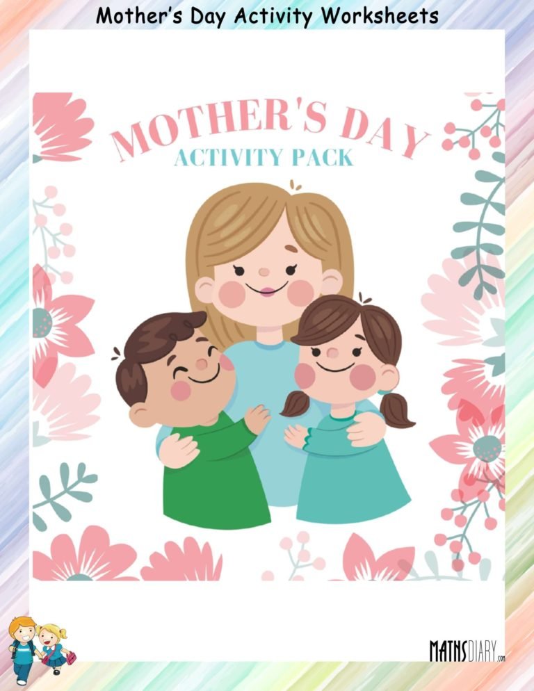 Mothers Day Fun Activities Math Worksheets